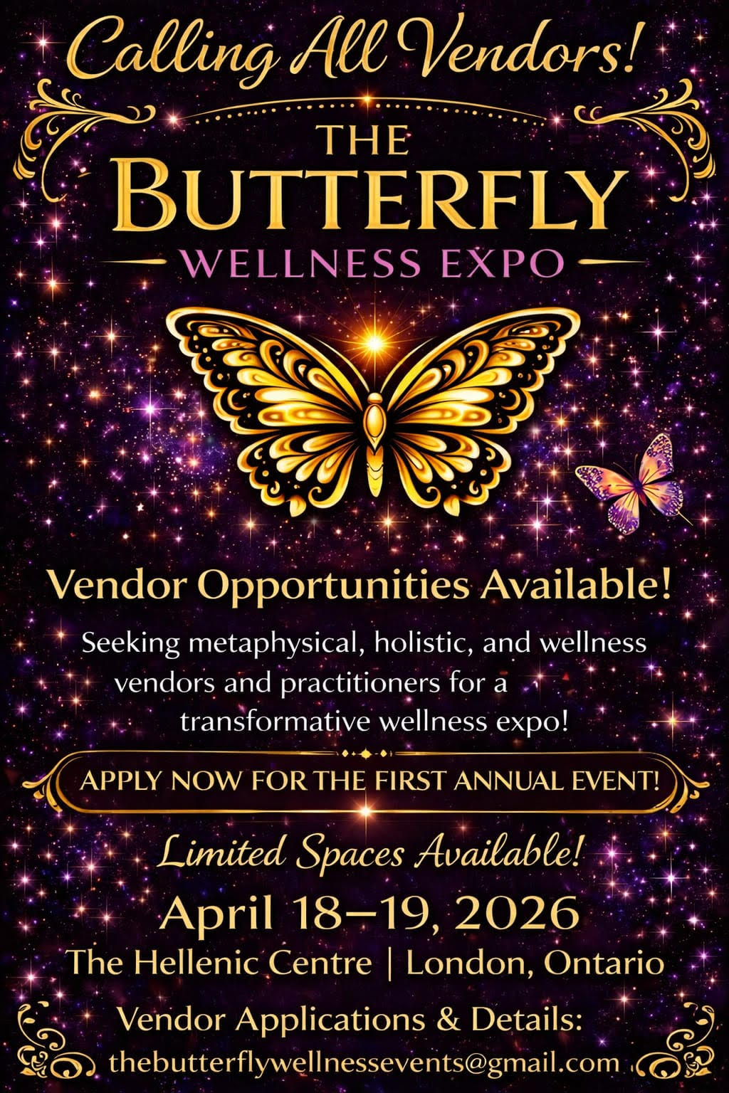 The Butterfly Wellness Expo April 18-19 2026